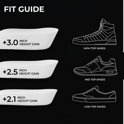 Elevation Insoles 3.0 — Up to 3" Performance